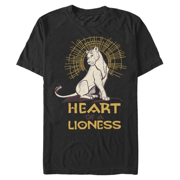 Disney - The Lion King - Nala Lioness Heart - Men's T-Shirt - Black - Front