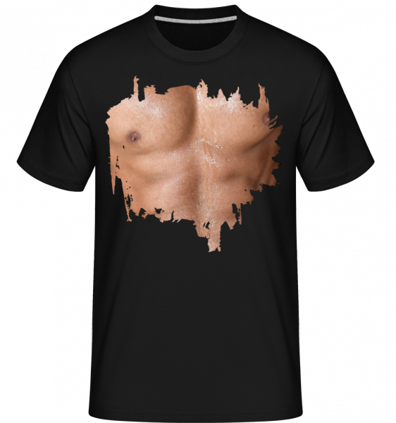 Muscle Body Man -  Shirtinator Men's T-Shirt - Black - Front