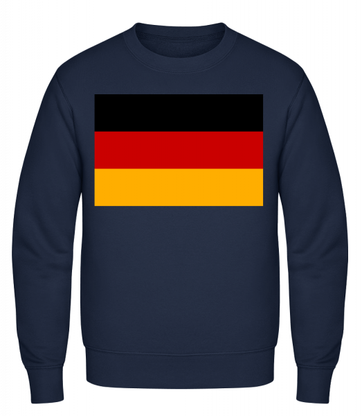 Flag Germany - Classic Set-In Sweatshirt - Navy - Vorn