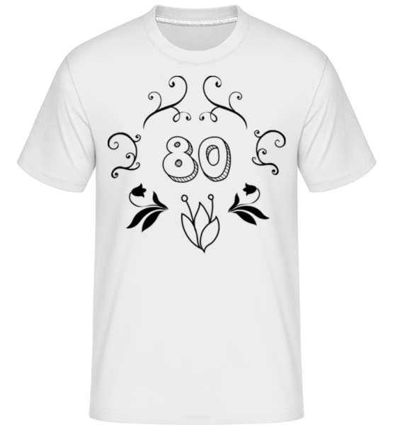 80s Birthday -  Shirtinator Men's T-Shirt - White - Front