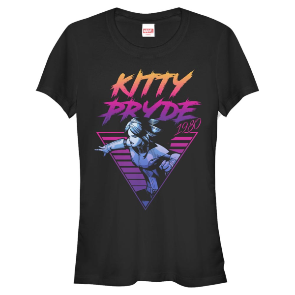 Marvel - X-Men - Kitty Pryde Neon - Women's T-Shirt - Black - Front