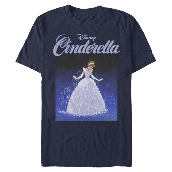 Disney - Cinderella - Popelka Square Cindy - Men's T-Shirt - Navy - Front