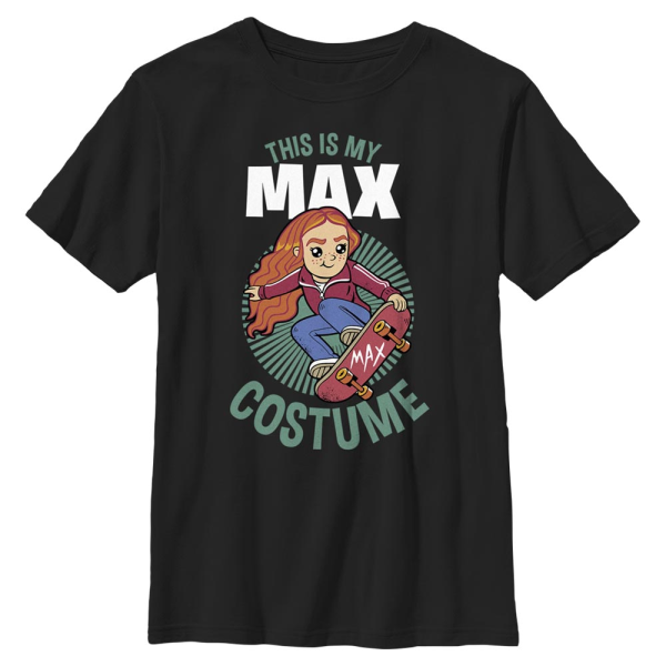 Netflix - Stranger Things - Max Costume - Halloween - Kids T-Shirt - Black - Front