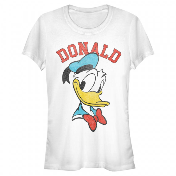 Disney Classics - Mickey Mouse - Donald Duck Donald - Women's T-Shirt - White - Front