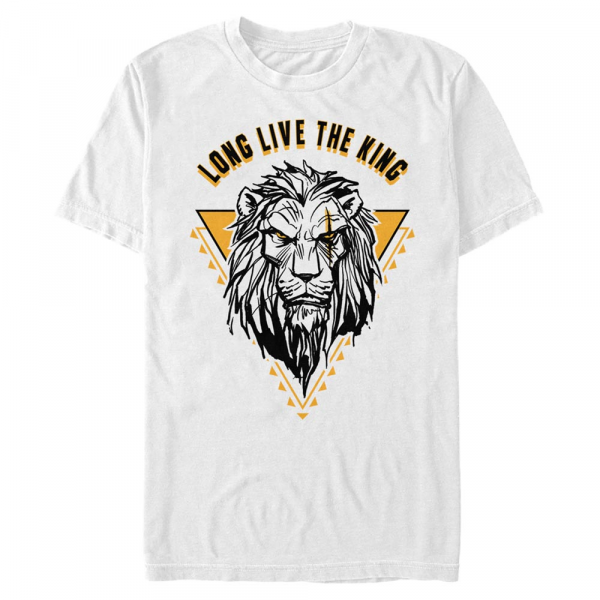 Disney - The Lion King - Scar Long Live The King - Men's T-Shirt - White - Front