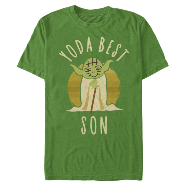 Star Wars - Yoda Best Son Says - Family - Men's T-Shirt - Kelly green - Front