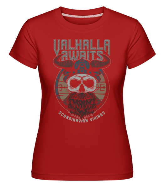 Scandinavian Vikings -  Shirtinator Women's T-Shirt - Red - Front