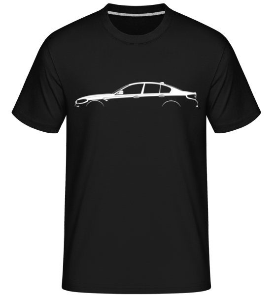 'BMW M5 F90' Silhouette -  Shirtinator Men's T-Shirt - Black - Front