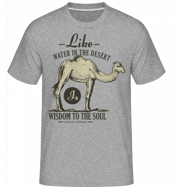 Camel -  Shirtinator Men's T-Shirt - Heather grey - Vorn