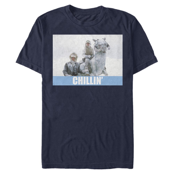 Star Wars - Skupina Chillin - Men's T-Shirt - Navy - Front