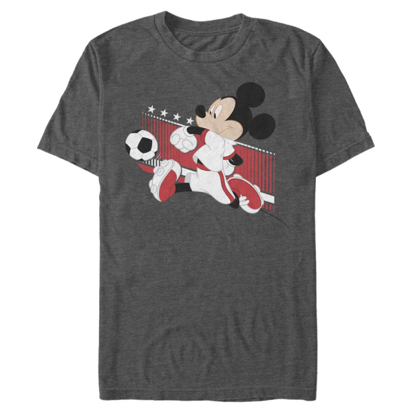 Disney Classics - Mickey Mouse - Mickey Mouse England Kick - Men's T-Shirt - Heather anthracite - Front