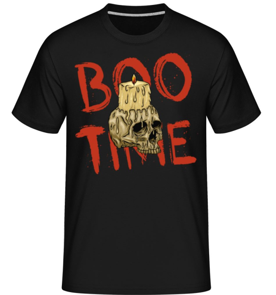 Boo Time -  Shirtinator Men's T-Shirt - Black - Front