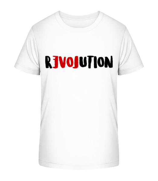 Revolution - Kid's Bio T-Shirt Stanley Stella - White - Front