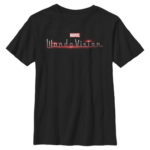 Marvel - WandaVision - Logo Wanda Vision - Kids T-Shirt - Black - Front