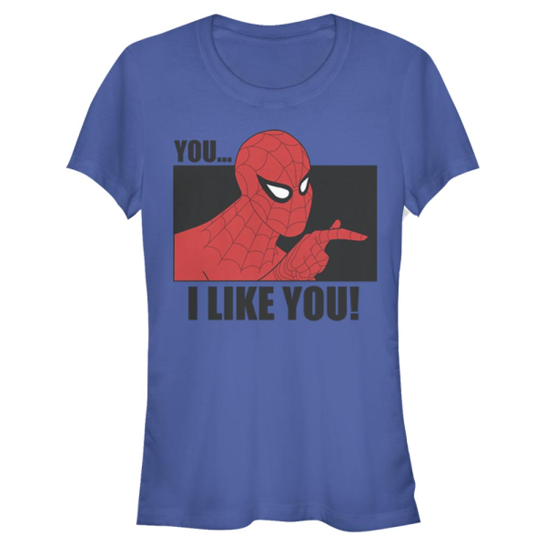 Marvel - Spider-Man - Spider-Man I Like You - Women's T-Shirt - Royal blue - Front