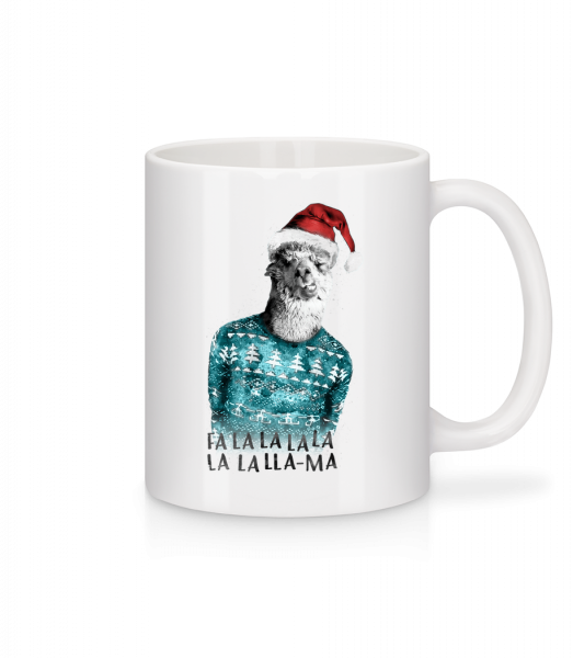 Christmas Lama - Mug - White - Vorn