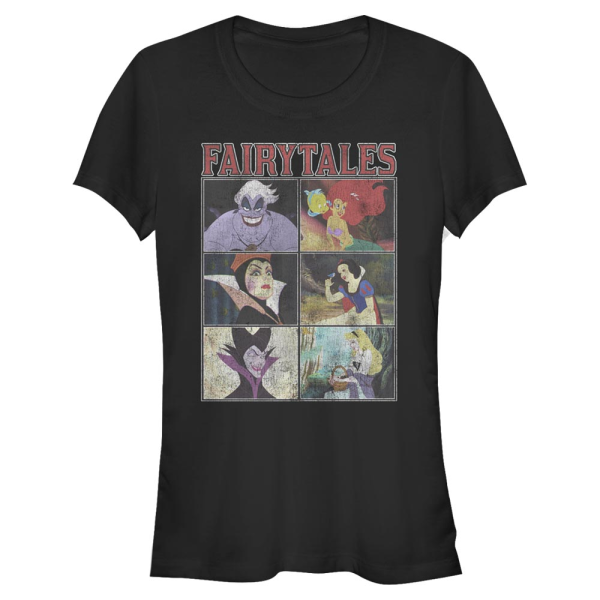 Disney - Villains - Skupina Fairytales - Women's T-Shirt - Black - Front