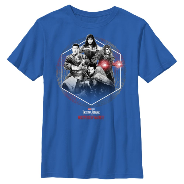 Marvel - Doctor Strange - Group Shot Group Together - Kids T-Shirt - Royal blue - Front