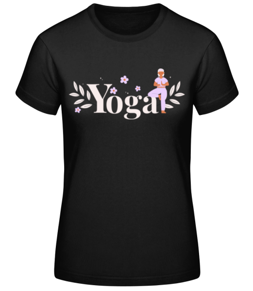 Yoga - Women's Basic T-Shirt - Black - Front