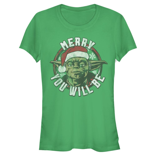 Star Wars - Yoda Believe You Must - Christmas - Women's T-Shirt - Kelly green - Front