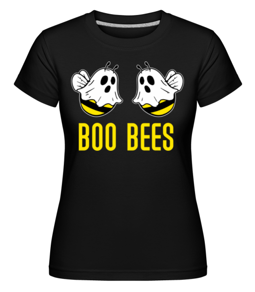 Boo Bees -  Shirtinator Women's T-Shirt - Black - Front