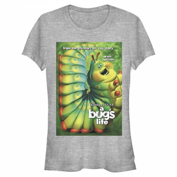 Pixar - A Bug's Life - Heimlich Catepillar Poster - Women's T-Shirt - Heather grey - Front