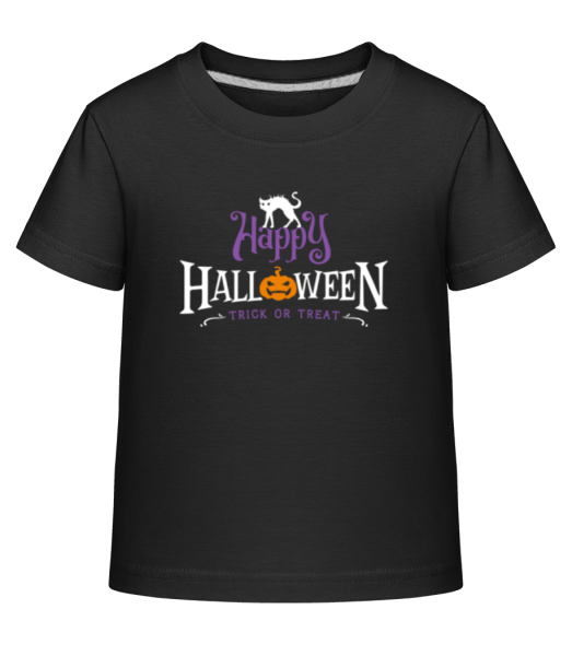 Happy Halloween 1 - Kid's Shirtinator T-Shirt - Black - Front