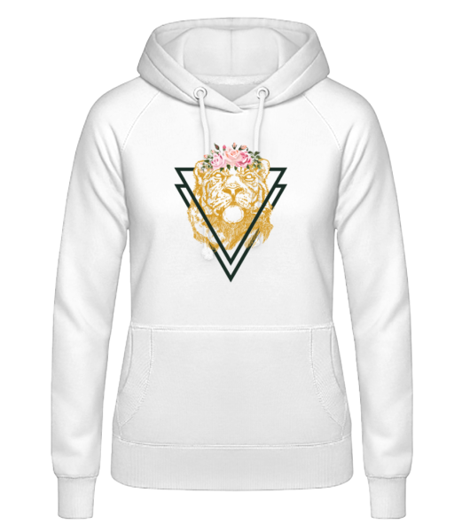Boho Lioness - Women's Hoodie - White - Front