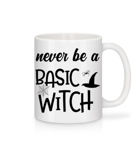 Never Be A Basic Witch - Mug - White - Front