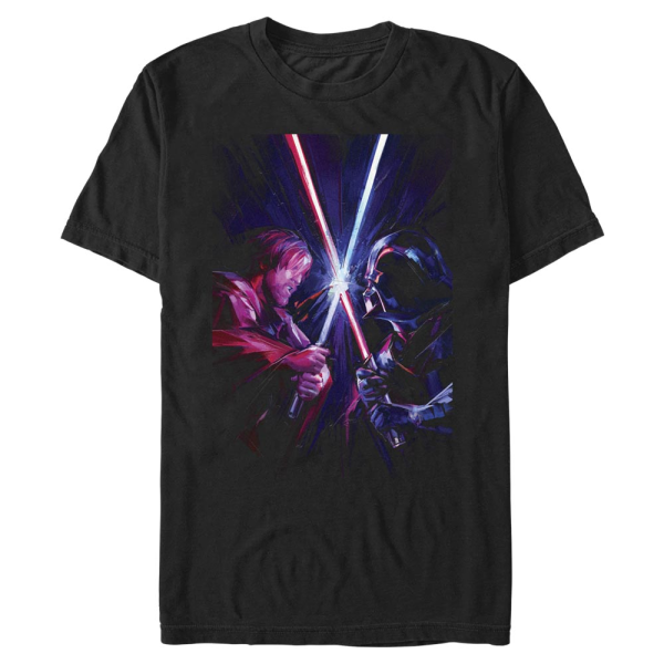 Star Wars - Obi-Wan Kenobi - Obi-Wan Kenobi & Darth Vader Kenobi Vader - Men's T-Shirt - Black - Front