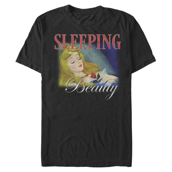 Disney - Sleeping Beauty - Aurora Classic - Men's T-Shirt - Black - Front