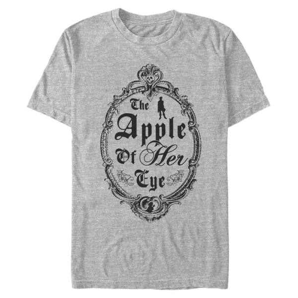 Disney Classics - Snow White - Text Apple Of Her Eye - Valentine's Day - Men's T-Shirt - Heather grey - Front