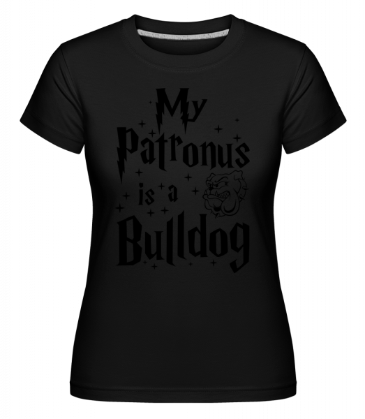 My Patronus Is A Bulldog -  Shirtinator Women's T-Shirt - Black - Vorn