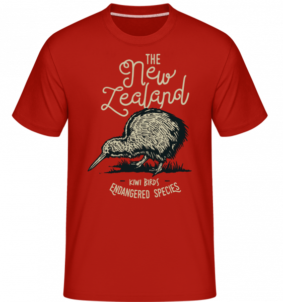 Kiwi New Zealand -  Shirtinator Men's T-Shirt - Red - Vorn