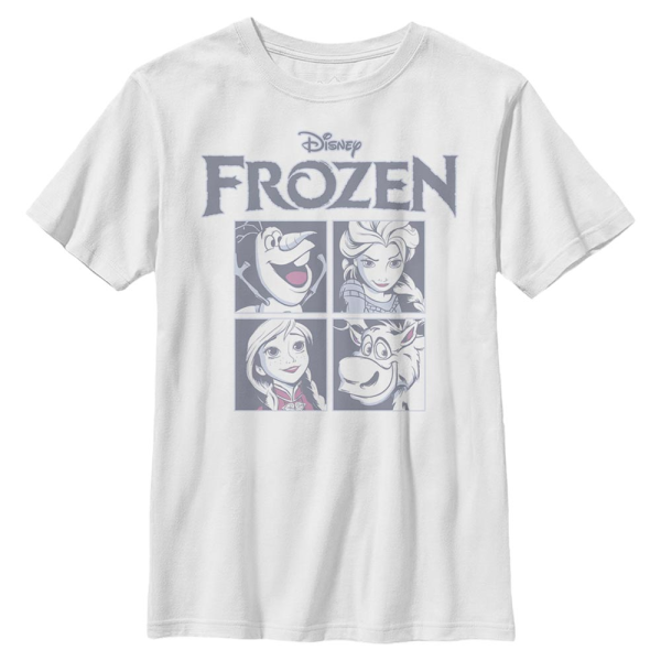 Disney - Frozen - Skupina Ice Cubes - Kids T-Shirt - White - Front