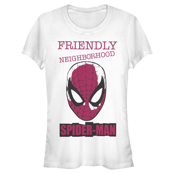 Marvel - Avengers - Spider-Man Friendly Neighborhod - Women's T-Shirt - White - Front