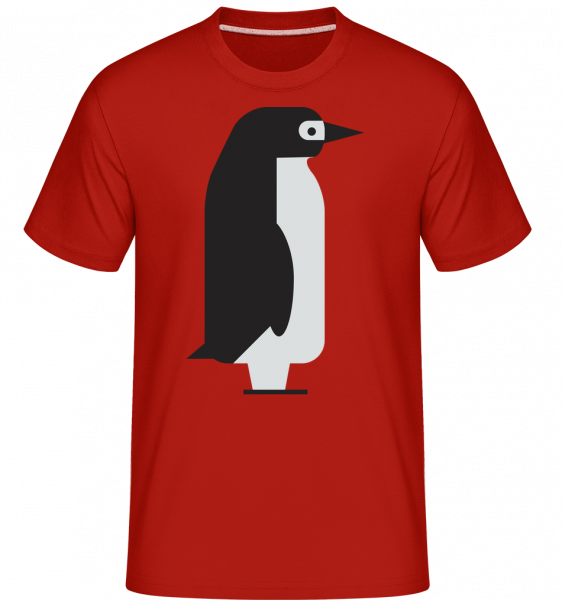 Photo de pingouin -  Shirtinator Men's T-Shirt - Red - Vorn