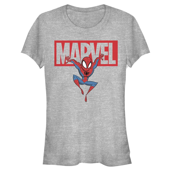 Marvel - Spider-Man - Spider-Man Brick Spidey - Women's T-Shirt - Heather grey - Front