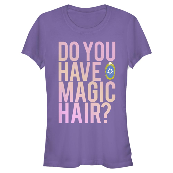 Disney - Wreck-It Ralph - Text Magic Hair - Father's Day - Women's T-Shirt - Purple - Front