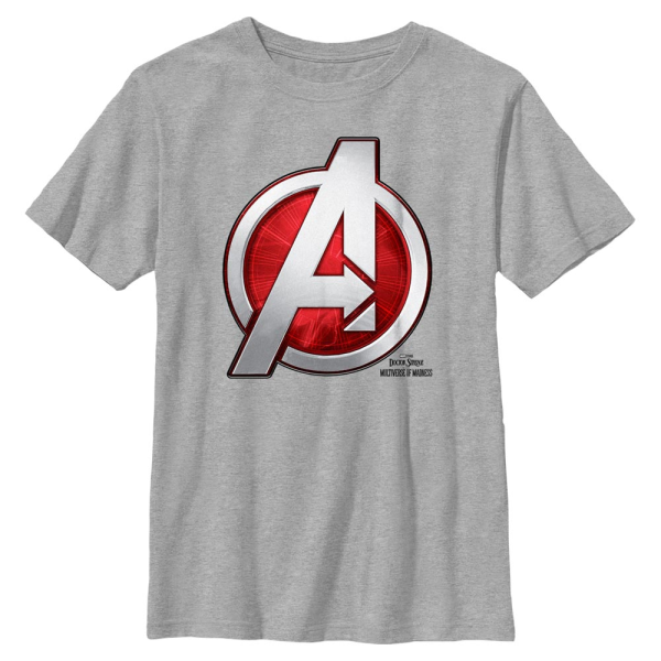 Marvel - Doctor Strange - Logo Avengers - Kids T-Shirt - Heather grey - Front