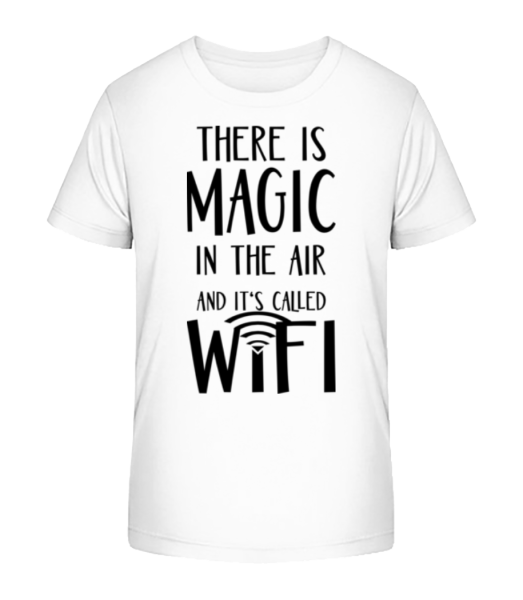 Magic In The Air - Kid's Bio T-Shirt Stanley Stella - White - Front