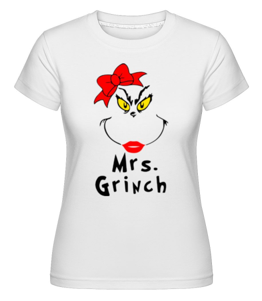 Mrs. Grinch -  Shirtinator Women's T-Shirt - White - Front