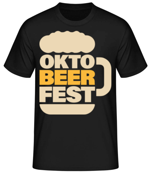 Oktobeerfest - Men's Basic T-Shirt - Black - Front