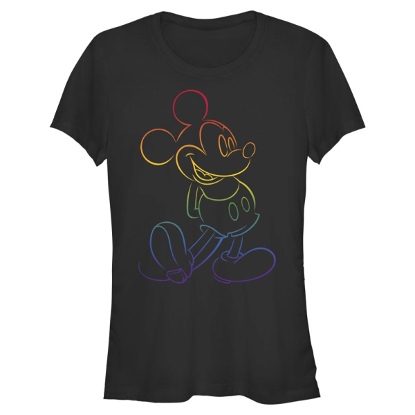 Disney Classics - Mickey Mouse - Mickey Big Pride - Pride - Women's T-Shirt - Black - Front