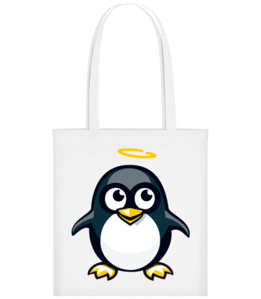 Angel Penguin - Tote Bag - White - Front