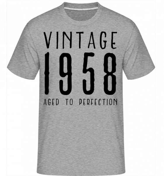 Vintage 1958 Aged To Perfection -  Shirtinator Men's T-Shirt - Heather grey - Vorn