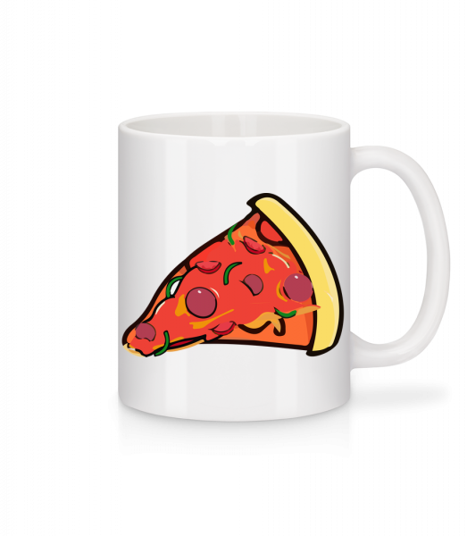 Pizza Slice - Mug - White - Vorn
