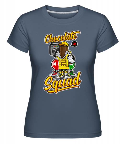 Chocolate Squad -  Shirtinator Women's T-Shirt - Denim - Vorn