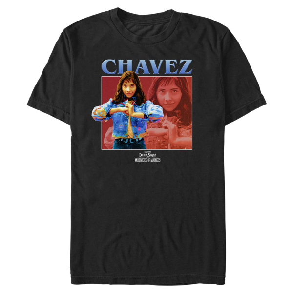 Marvel - Doctor Strange - America Chavez Chavez Square - Men's T-Shirt - Black - Front