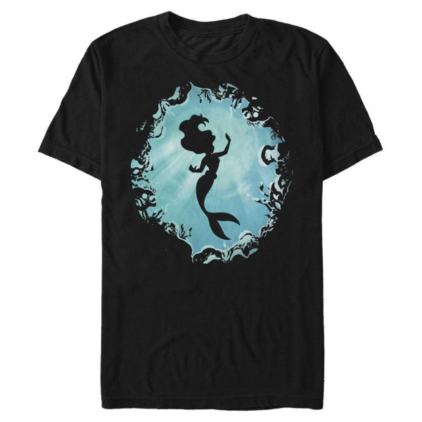 Disney - The Little Mermaid - Malá mořská víla Grotto - Men's T-Shirt - Black - Front